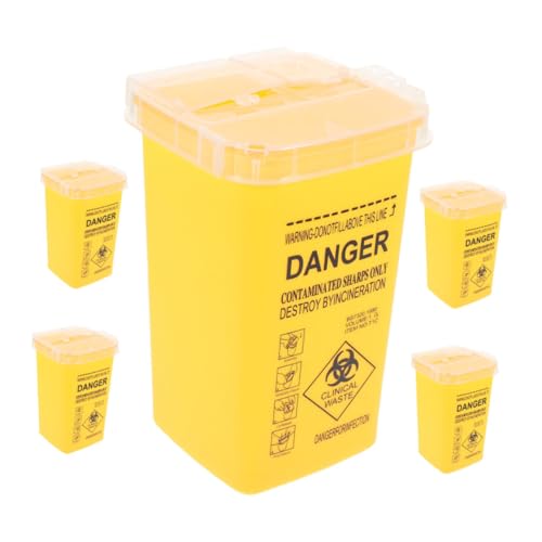 Healvian 5 Stück Multifunktionale Abfallbox für Scharfe Gegenstände Robuste Entsorgungsbox für Rasierklingen Nadeln und Spitze Objekte Wiederverwendbare Behälter für Zuhause und Healvian 5 Stück Multifunktionale Abfallbox für Scharfe Gegenstände Robuste Entsorgungsbox für Rasierklingen Nadeln und Spitze Objekte Wiederverwendbare Behälter für Zuhause und von Healvian
