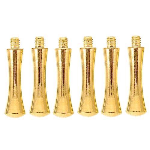 Healvian 6stücke Professionelle Haarschere Mit Schwanznagel Fingerauflage Für Tier Salon Scherenschwänze Nägel Scherenteile Aus Goldfarben von Healvian