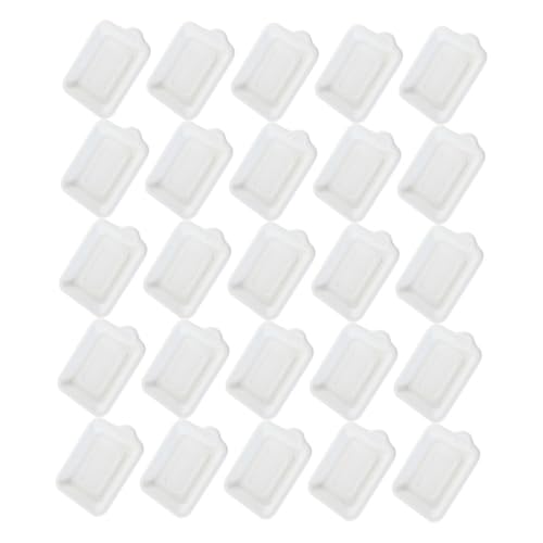 Healvian 75 Stück Zuckerrohr -pulpa -barbecue -tablett Auflaufformen Partypapierplatten Papierschale Pappteller Grilltablett Barbecue -lebensmittelbehälter Weiß Fruchtfleisch Aus Zuckerrohr Healvian 75 Stück Zuckerrohr -pulpa -barbecue -tablett Auflaufformen Partypapierplatten Papierschale Pappteller Grilltablett Barbecue -lebensmittelbehälter Weiß Fruchtfleisch Aus Zuckerrohr von Healvian