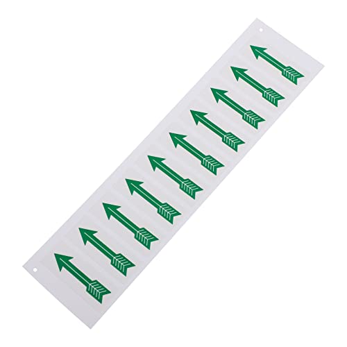 Healvian Aufkleber 10St Pfeil-Logo-Aufkleber Richtungszeichen Rohr Pfeil-Aufkleber Pfeil, der Richtungsaufkleber anzeigt klein Applikationen Richtungspfeil Pipeline pp synthetisches Papier von Healvian