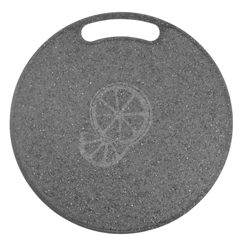 Healvian Schneidebrett für Fleisch Schneidebretter Rund Schneidebrett Kunststoff Marmoroptik Schneidebrett Pizzabrett Rund Küchenschneidebrett Pizzaschneidebrett Cutting Board 31cm Healvian Schneidebrett für Fleisch Schneidebretter Rund Schneidebrett Kunststoff Marmoroptik Schneidebrett Pizzabrett Rund Küchenschneidebrett Pizzaschneidebrett Cutting Board 31cm von Healvian