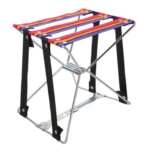 Healvian Klapphocker Für Fußpflege Tragbarer Campinghocker Kompakter Outdoor-Stuhl Faltbarer Anglerhocker Kleiner Klappstuhl Für Reisen Und Heimgebrauch von Healvian