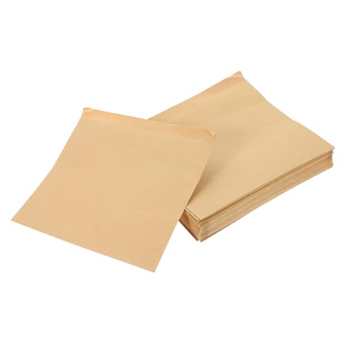 Healvian 100stücke Pfannkuchen-papiertüten Brottüten Aus Ölbeständigem Papier Einweg Verpackungstüten Für Sandwiches Kuchen Gebäck Praktische Haushaltslebensmittel Verpackungtaschen von Healvian