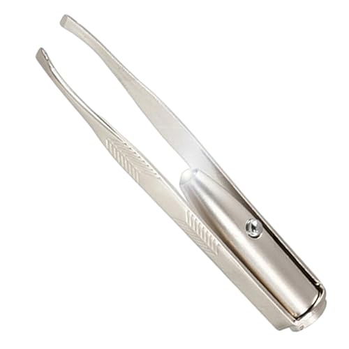 Healvian LED Augenbrauenpinzette mit Eingebautem Hellem LED Licht Präzises Haarentfernungswerkzeug für Frauen Handlich und Kompakt für Gesichtshaarentfernung Unterwegs Healvian LED Augenbrauenpinzette mit Eingebautem Hellem LED Licht Präzises Haarentfernungswerkzeug für Frauen Handlich und Kompakt für Gesichtshaarentfernung Unterwegs von Healvian