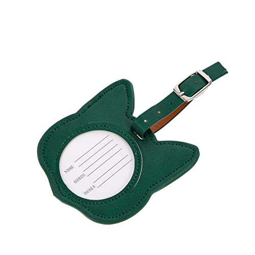 Healvian Luggage Tag mit Niedlichem Katzen Design PU Material Tragbar Leicht für Koffer Reisetaschen Personalisierbar mit Name Adresse Reisen zur Einfachen Identifikation Healvian Luggage Tag mit Niedlichem Katzen Design PU Material Tragbar Leicht für Koffer Reisetaschen Personalisierbar mit Name Adresse Reisen zur Einfachen Identifikation von Healvian