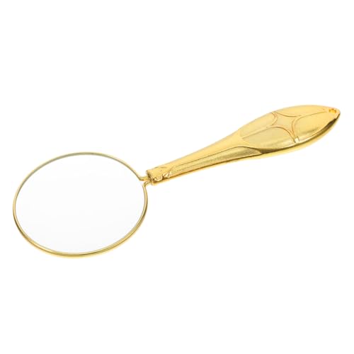 Healvian Retro Handheld Lupe mit Hochklarer und Ergonomischem Griff Vintage Metallgriff für Lesen Basteln und Münzsammlung Healvian Retro Handheld Lupe mit Hochklarer und Ergonomischem Griff Vintage Metallgriff für Lesen Basteln und Münzsammlung von Healvian