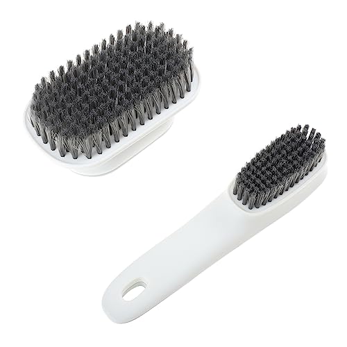 Healvian Schuhbürsten Mit Kleiderwaschbürste Reinigungsbürsten Für Schuhreinigungsbürste Stofffleckenbürste Scheuerbürste Mit Langem Griff von Healvian