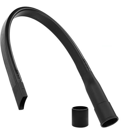 Heanvmyss Lange Flexible Fugendüse Staubsauger,62cm Flachdüse Verlängerung Düse Zubehör mit 35/32mm Anschluss,Staubsauger Aufsatz für die Reinigung Unter Möbeln und Autositzen(Schwarz) von Heanvmyss