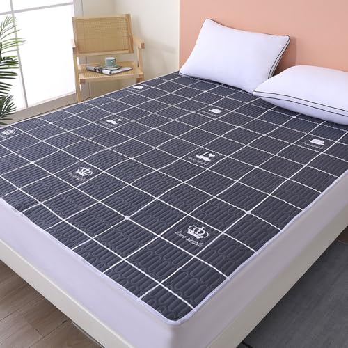 Hearda Inkontinenzunterlage Anti Rutsch Waschbar Inkontinenz Bettunterlage wasserdichte für Kinder und Senioren Atmungsaktive Saugfähig Matratzenauflage (Anthrazit,100x150cm) von Hearda