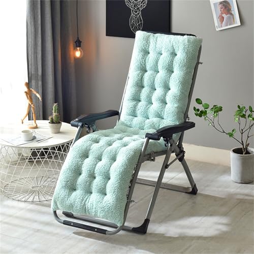 Hearda Liegenauflage, Auflage Gartenliege Bequeme Sonnenliege Auflage Klappbar Antirutsch Liegestuhl Polsterauflage Extra Dicke Sitzauflagen für Deckchair (130 * 50 * 12cm,Salbeigrün) von Hearda