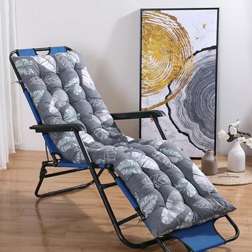 Hearda Liegenauflage 120x48, Auflage Gartenliege Bequeme Sonnenliege Auflage Klappbar Antirutsch Liegestuhl Polsterauflage Extra Dicke Sitzauflagen für Deckchair (48 * 120cm,Stil 7) von Hearda