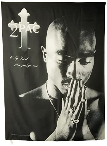 2Pac - Only God Can Judge Me Flagge von Heart Rock