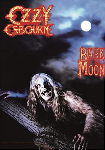 Heart Rock Bandiera Originale Ozzy Osbourne - BARK at The Moon Tessuto, Multicolore, 110x75x0.1 cm von Heart Rock