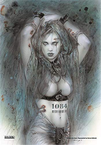 Heart Rock Flagge Original Luis Royo 1084, Stoff, Mehrfarbig, 110 x 75 x 0.1 cm von Heart Rock