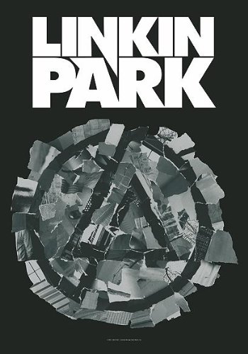 LINKIN PARK FLAGGE FAHNE POSTERFLAGGE PIECED TOGETHER von Heart Rock