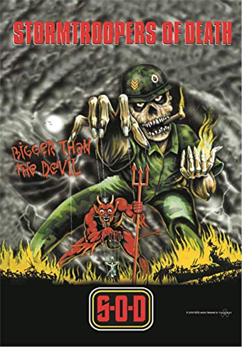 S.O.D. STORMTROOPERS OF DEATH FLAGGE FAHNE POSTERFLAGGE BIGGER THAN THE DEVIL S.O.D. STORMTROOPERS OF DEATH FLAGGE FAHNE POSTERFLAGGE BIGGER THAN THE DEVIL von Heart Rock