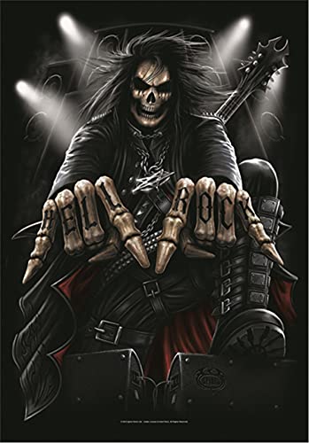 SPIRAL COLLECTION FLAGGE FAHNE POSTERFLAGGE HELL ROCK von Heart Rock