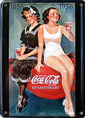 Heart of Ireland Mini-Blechschild Coca Cola - Badenixen, 8 x 11 cm von Heart of Ireland