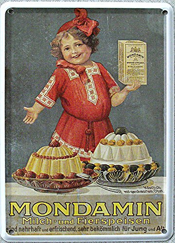 Mini-Blechschild Mondamin, 8 x 11 cm von Heart of Ireland