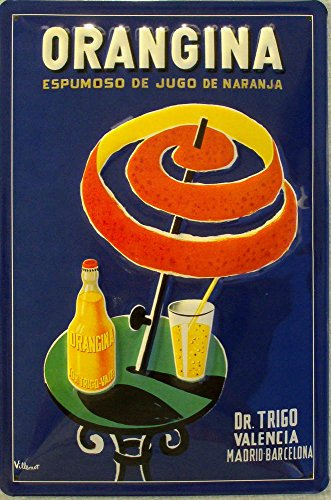 Orangina Blechschild, 20 x 30 cm von Heart of Ireland