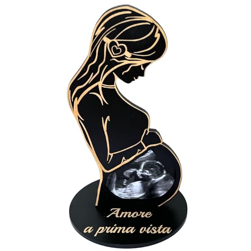 Heart's Sign Schwangere Frauen Geschenke Ideen Ultraschall Bild Frame | Mutter zu sein Sonogramm Rahmen | Liebe auf den ersten Blick Ultraschall Rahmen von Heart's Sign