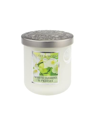 Duftkerze White Jasmine & Freesia 115g Inhalt: 0.115 Kilogramm (217,30 € * / 1 Kilogramm) von Heart & Home