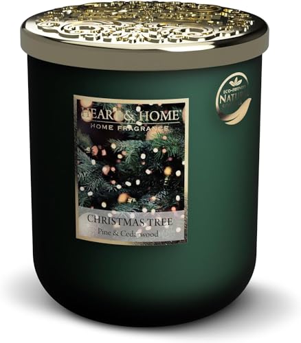 Heart & Home - Duftkerze im Glas "Christmas Tree", -320 gr- von Heart and Home