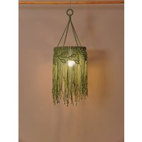 Boho Lampenform, Makramee Wandbehang, Bauernhaus Kronleuchter, Laternen, Pendel Lampenschirm, Decor, Lichter V14 Boho Lampenform, Makramee Wandbehang, Bauernhaus Kronleuchter, Laternen, Pendel Lampenschirm, Decor, Lichter V14 von HeartCraftedVN