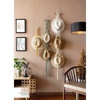 Makramee Huthalter, Huthalter Für Die Wand, Cowboy Hut, Geschenk Papa, Handgefertigte Möbel, Boho Wohnkultur, Hutständer, Sie H01 Makramee Huthalter, Huthalter Für Die Wand, Cowboy Hut, Geschenk Papa, Handgefertigte Möbel, Boho Wohnkultur, Hutständer, Sie H01 von HeartCraftedVN