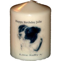 Personalisierte Border Collie Hundekerze Benutzerdefiniertes Nachrichtengeschenk Personalisierte Border Collie Hundekerze Benutzerdefiniertes Nachrichtengeschenk von HeartGiftDesigns