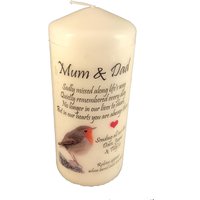 Mama & Papa Personalisierte Erinnerung Kerze Beerdigung Andenken Liebevolle Mama & Papa Personalisierte Erinnerung Kerze Beerdigung Andenken Liebevolle von HeartGiftDesigns