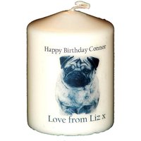 Mops Hund Personalisierte Geschenkkarte Kerze Jede Gelegenheit Original Von Cellini Für Den Hundeliebhaber Mops Hund Personalisierte Geschenkkarte Kerze Jede Gelegenheit Original Von Cellini Für Den Hundeliebhaber von HeartGiftDesigns