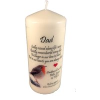 Papa Personalisierte Gedenkkerze Beerdigung Erinnerung Andenken Liebevolle Papa Personalisierte Gedenkkerze Beerdigung Erinnerung Andenken Liebevolle von HeartGiftDesigns