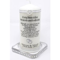 Personalisierte Hochzeit Absence Candle Erinnerung An Ihre Lieben, Die Nicht Bei Ihnen Sein Können Personalisierte Hochzeit Absence Candle Erinnerung An Ihre Lieben, Die Nicht Bei Ihnen Sein Können von HeartGiftDesigns