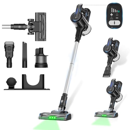Hearten Wireless Vacuum Cleaner Home LED Display Handheld Large Suction Suitable for Carpets, Wooden Floors and pet Hair von Hearten