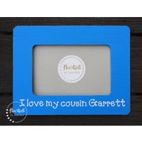 Cousin Rahmen - Personalisierter Bilderrahmen Für Cousins Macht Einzigartiges Geschenk in 30 Farben 4x6 Benutzerdefinierte von HeartfeltByHeatherDS
