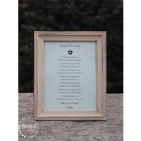 Kindergeburtstagsgeschenk Benutzerdefinierte Poesie Kita-Kita-Danke-Geschenk Custom Distressed Rahmen Vorschule Abschied Geschenk Kindergarten Lehrer von HeartfeltByHeatherDS