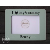 Oma Weihnachtsgeschenk Grammy Rahmen Weihnachtsrahmen Für Nana Großmutter Von Enkelkind Urlaubsfotos Benutzerdefinierte von HeartfeltByHeatherDS