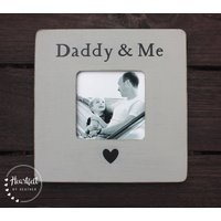 Papa Bilderrahmen Erster Vatertagsgeschenk Neues Geschenk Personalisiert Von Kind Zu Rustikale Distressed Rahmen von HeartfeltByHeatherDS