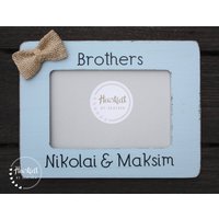 Personalisierter Bruder Rahmen - Personalisiertes Geschenk Big Brother Vom Baby Gender Reveal Ideen Muttertagsgeschenk Mama Junge Kinderzimmer von HeartfeltByHeatherDS