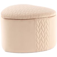 Hearthome & Living | Pouf Paulo Samt von Hearthome & Living