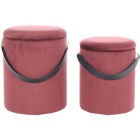 Hearthome & Living | Satz von 2 Poufs Arabella von Hearthome & Living