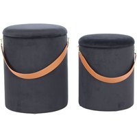 Hearthome & Living | Set mit 2 Arabello Poufs von Hearthome & Living