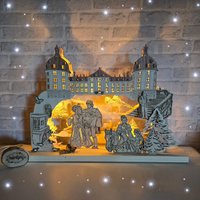 3D Schwibbogen "Aschenputtel" Berühmtes Märchen Märchenklassiker Handgefertigt von Heartlightsgeschenke