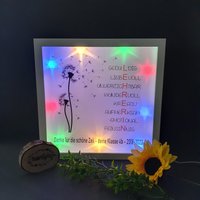 Personalisierter Beleuchteter Bilderrahmen Geschenk Abschied Lehrer-In/Erzieher-In Tagesmutter Leuchtrahmen Wandbild Leuchtbild Spruch Personalisierter Beleuchteter Bilderrahmen Geschenk Abschied Lehrer-In/Erzieher-In Tagesmutter Leuchtrahmen Wandbild Leuchtbild Spruch von Heartlightsgeschenke