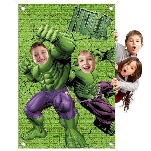 Geburtstagsparty Deko, Superhelden Fotohintergrund Banner 150 x 100 cm Geburtstag Fotowand Hintergründe für Fotostudios Party Kindergeburtstag Happy Birthday Dekoration für Kinder Mädchen Junge von Heartsking