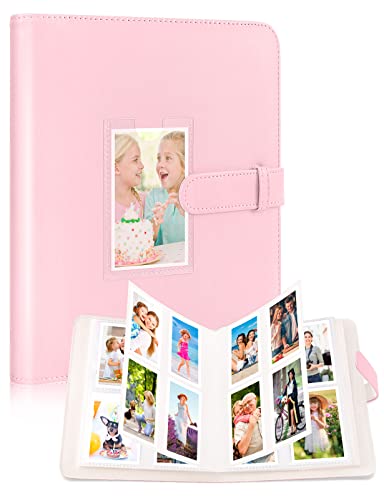 Heartsking Fotoalbum mit 1 Taschen, 272 Pockets Mini Album, 3 Zoll Film Passend für Mini 9 8 11, Fotoalbum Perfekt für Familie/Hochzeit/Baby(Rosa) von Heartsking