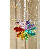 "Pastell Regenbogenfarbener Kristall-Sonnenfänger - Nur Swarovski Kristall "Lexi" Regenbogen-Maker Für Das Auto Oder Fenster Zum Wohnen 2 Längen" von HeartstringsByMorgan
