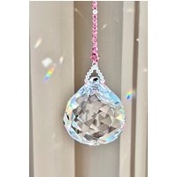 Swarovski Suncatcher Mit Kristallen, 40 Mm Kugeln, 15Th Jubiläum Prisma in 16 Farben, "Seville" Von Heartstrings By Morgan von HeartstringsByMorgan