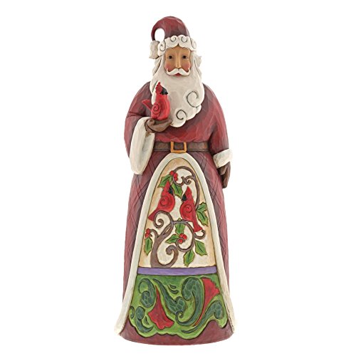 Heartwood Creek Santa Holding Cardinal Statue von Heartwood Creek